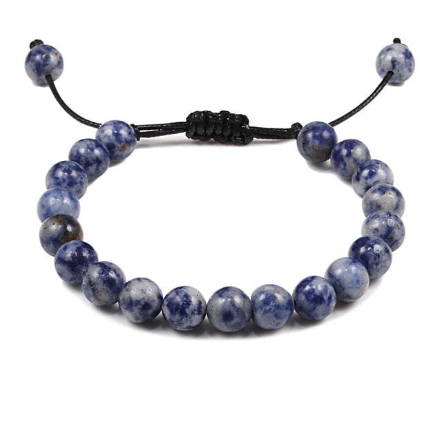 8 mm Tiger Eye Stone Beads Bracelet