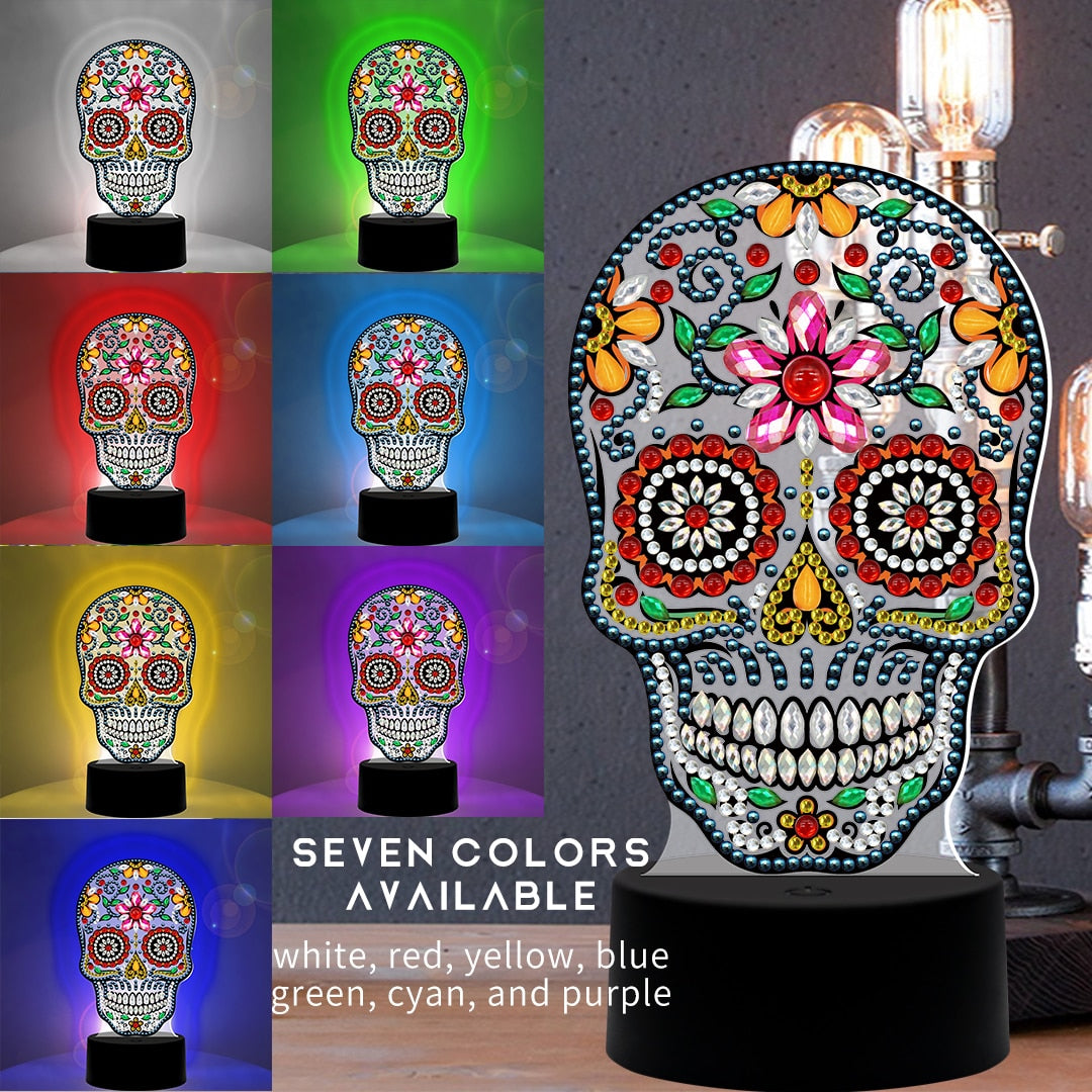 5D Diamond Mosaic Embroidery Lamp