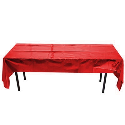 Metallic Waterproof Foil Party Tablecloth Cover