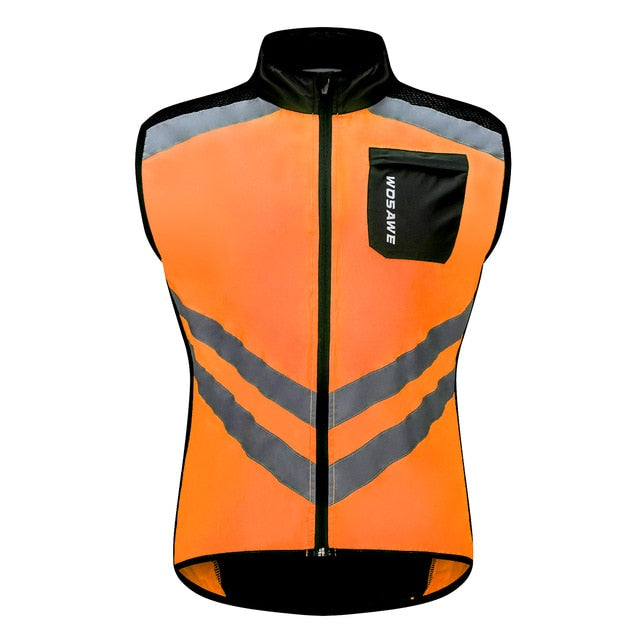 Reflective Cycling Work Vest Safety Gear