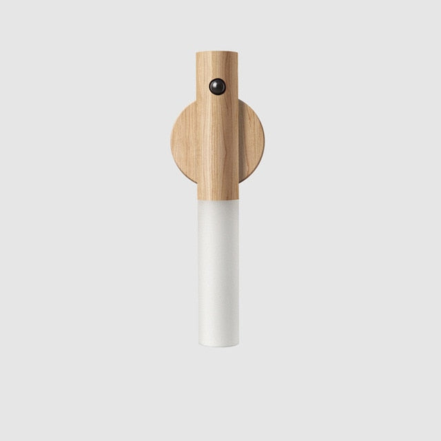 Motion Sensor LED Rechargeable Stick Wood Night Light