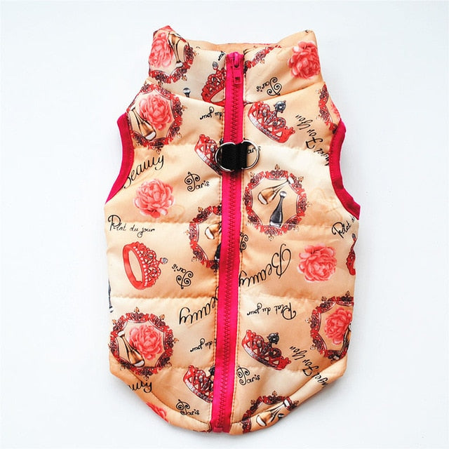 Warm Waterproof Winter Vest Small Pet Clothing