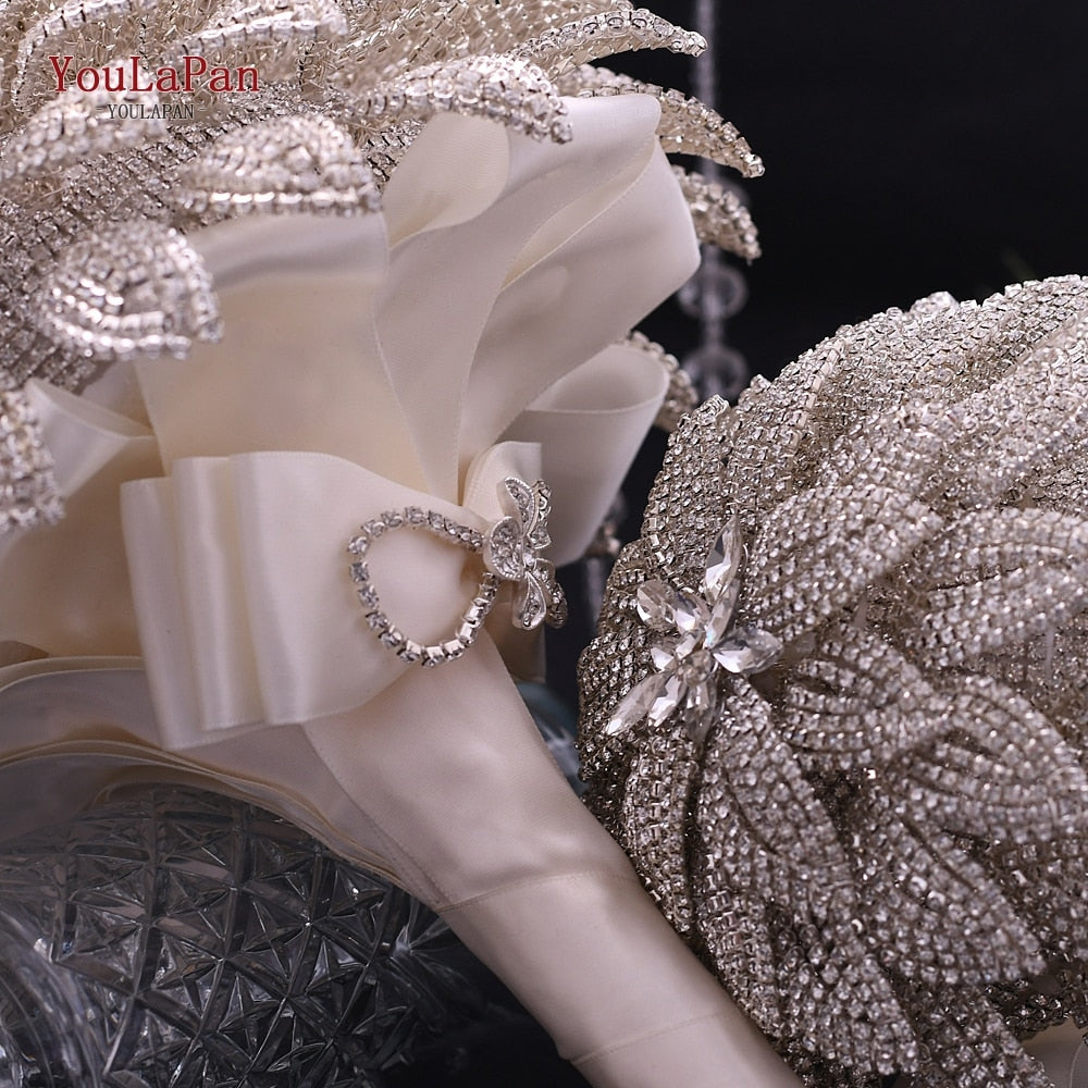 Crystals Diamond Flower Bridal Bouquet