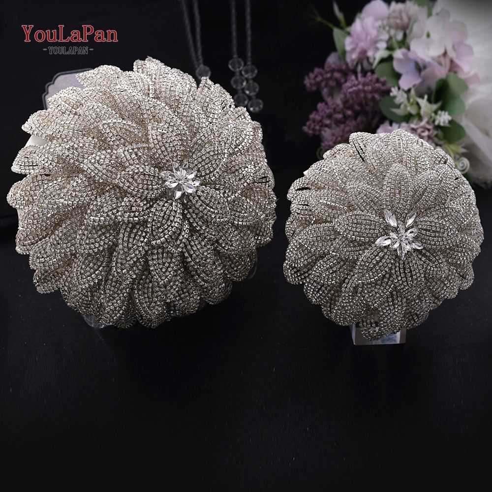 Crystals Diamond Flower Bridal Bouquet