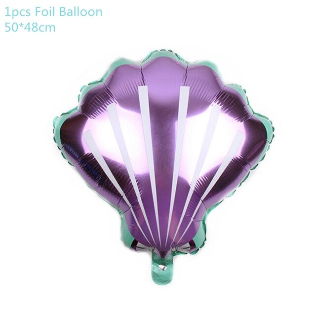 Mermaid Party Supplies Balloon Banner Decor