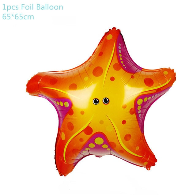 Mermaid Party Supplies Balloon Banner Decor