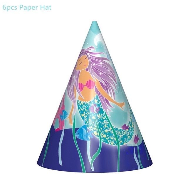 Mermaid Party Supplies Balloon Banner Decor