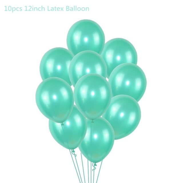 Mermaid Party Supplies Balloon Banner Decor