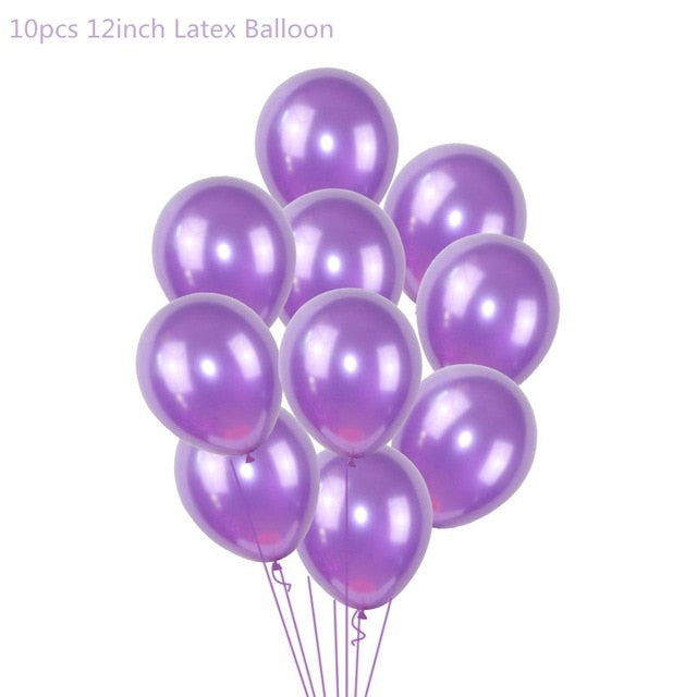Mermaid Party Supplies Balloon Banner Decor