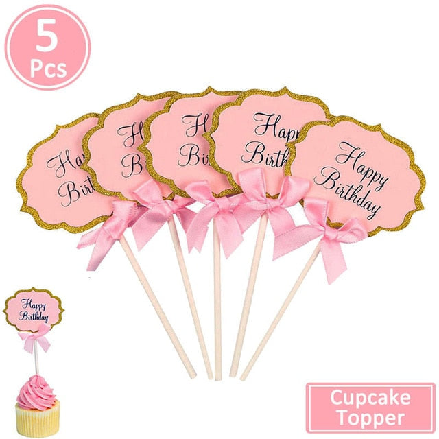 Mermaid Party Decorations Birthday Cake Topper & Ballons