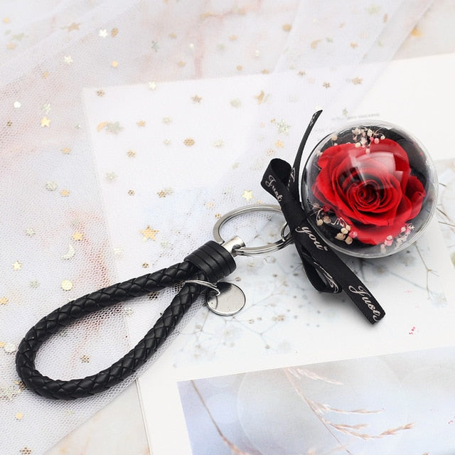 Beauty and Beast Eternal Rose Night Light Glass Dome