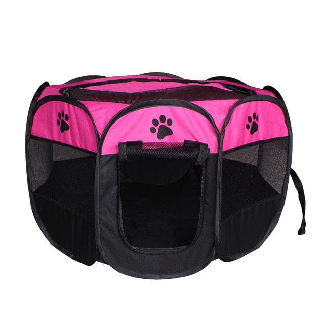 Portable Folding Pet Playpen Tent Dog House