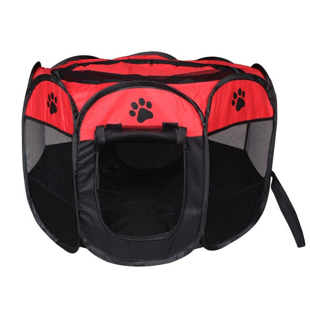 Portable Folding Pet Playpen Tent Dog House