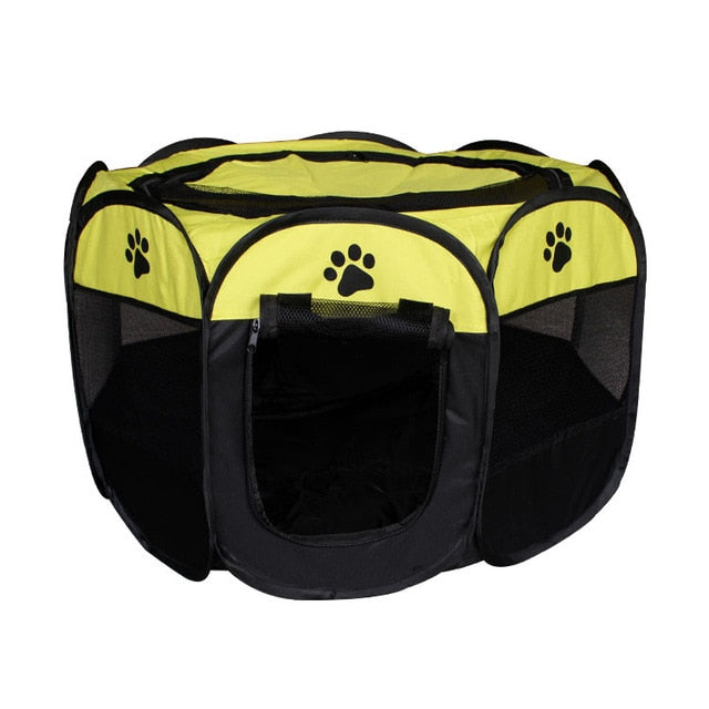 Portable Folding Pet Playpen Tent Dog House