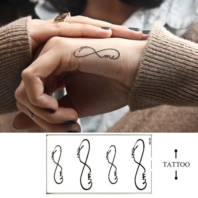 Skull Moth Rose Waterproof Temporary Tattoo