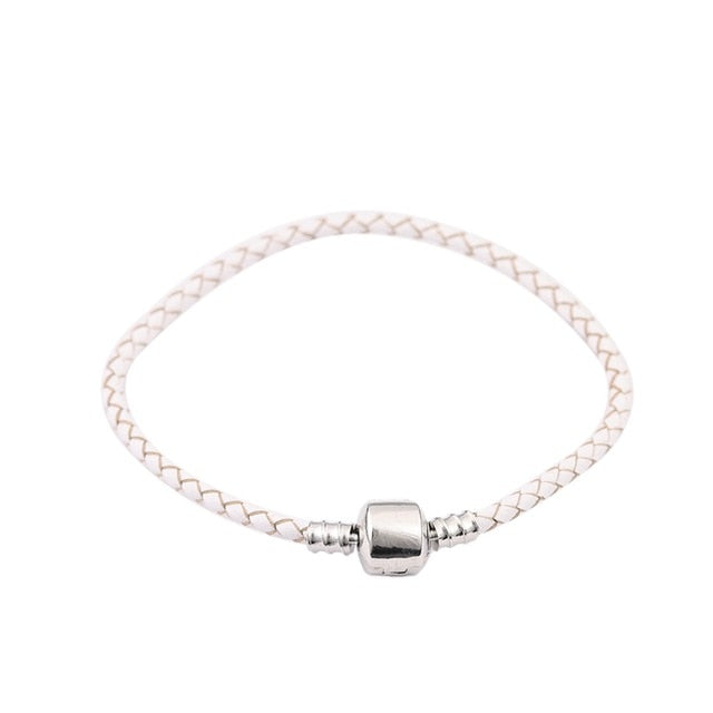 16-20cm Leather Charm Bracelet