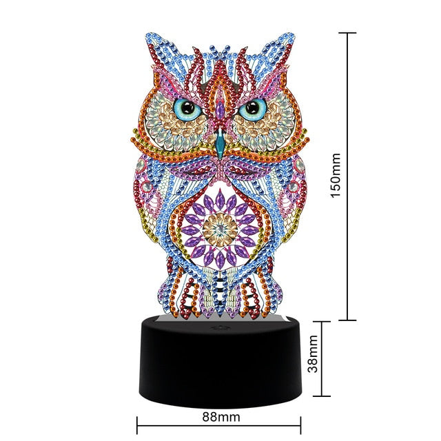 5D Diamond Mosaic Embroidery Lamp
