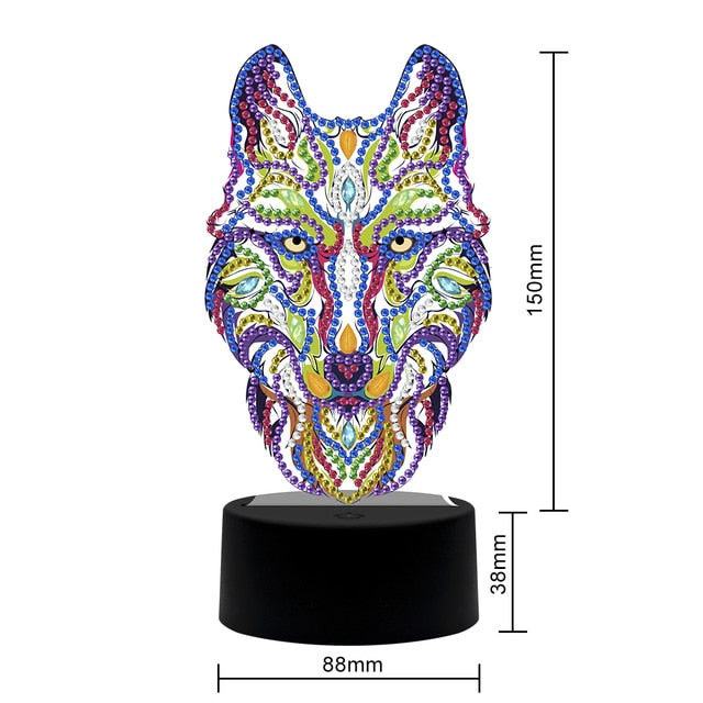 5D Diamond Mosaic Embroidery Lamp