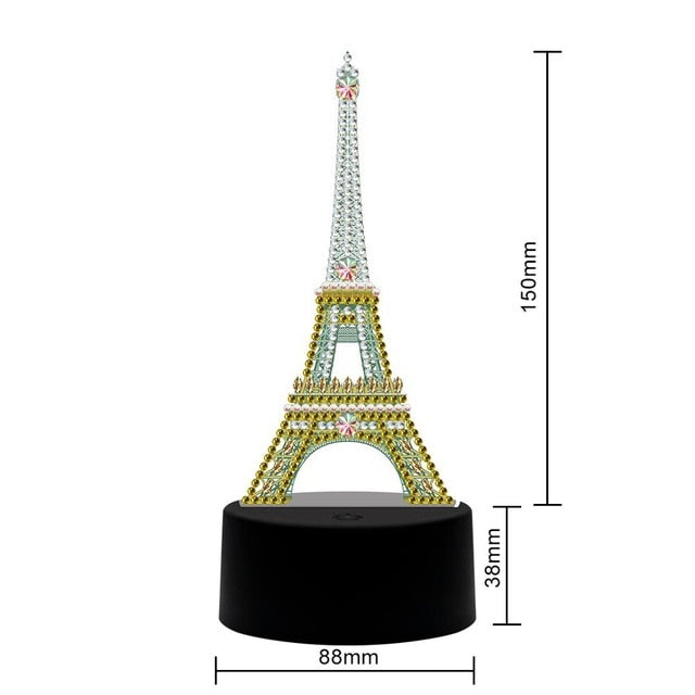 5D Diamond Mosaic Embroidery Lamp