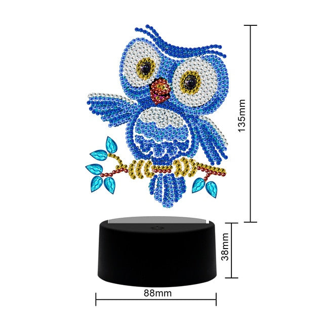5D Diamond Mosaic Embroidery Lamp