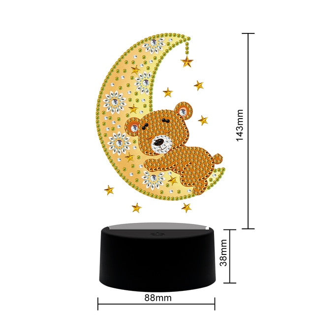 5D Diamond Mosaic Embroidery Lamp