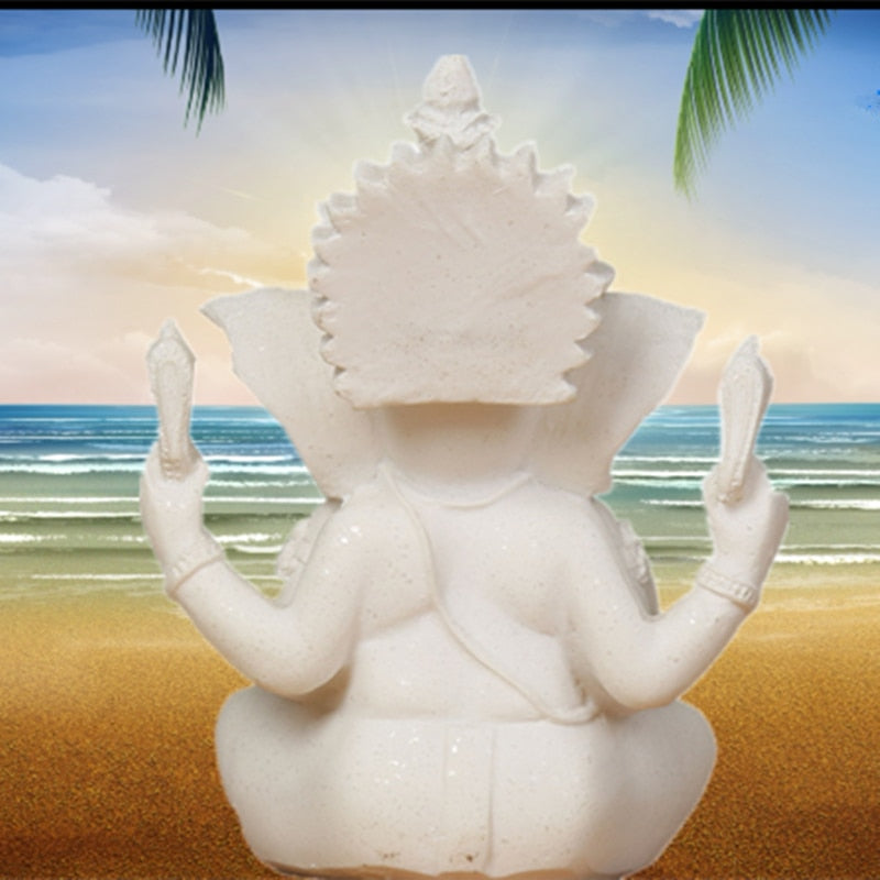 Sandstone Hindu Elephant Ganesha Sculpture
