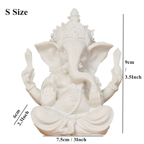 Sandstone Hindu Elephant Ganesha Sculpture