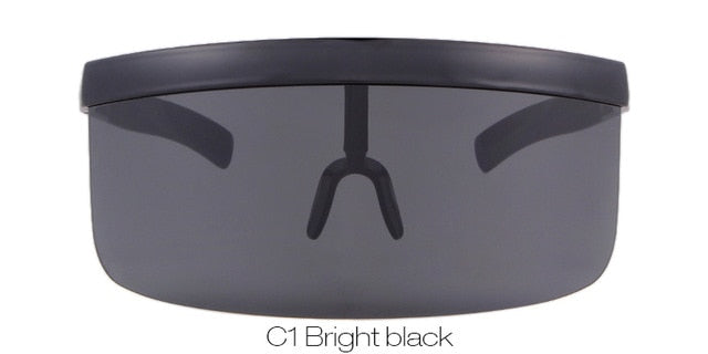 Oversize Shield Visor Sunglasses Windproof Glasses