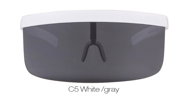 Oversize Shield Visor Sunglasses Windproof Glasses