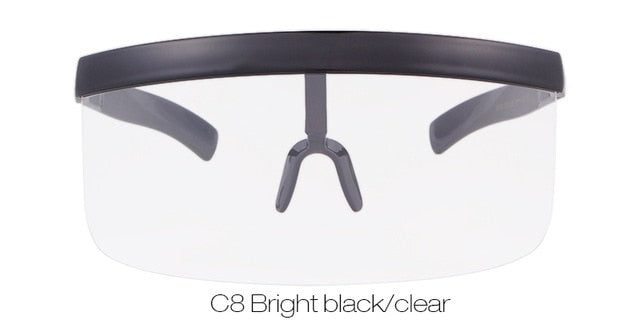 Oversize Shield Visor Sunglasses Windproof Glasses