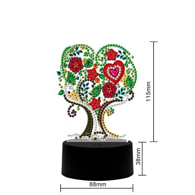 5D Diamond Mosaic Embroidery Lamp