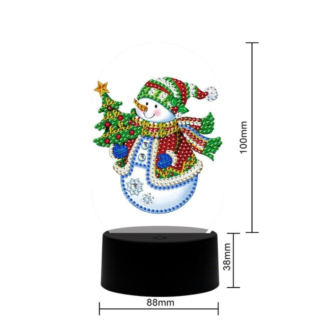 5D Diamond Mosaic Embroidery Lamp