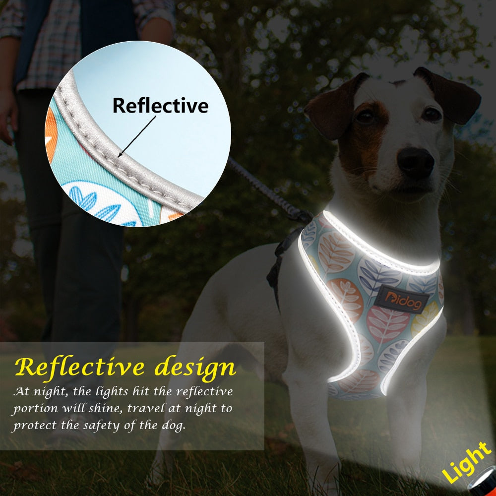Breathable Nylon No Pull Dog Harness Vest