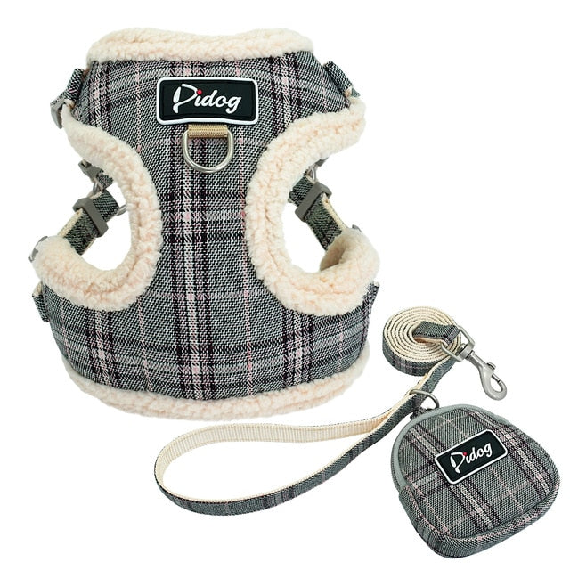 No Pull Adjustable Dog Harnesses Vest Leash Set