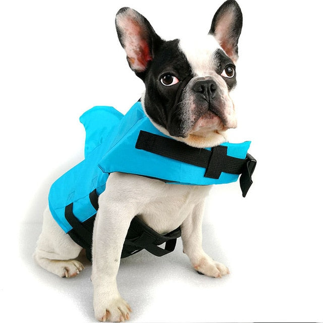 Dog Life Vest Summer Shark Swimming Jacket