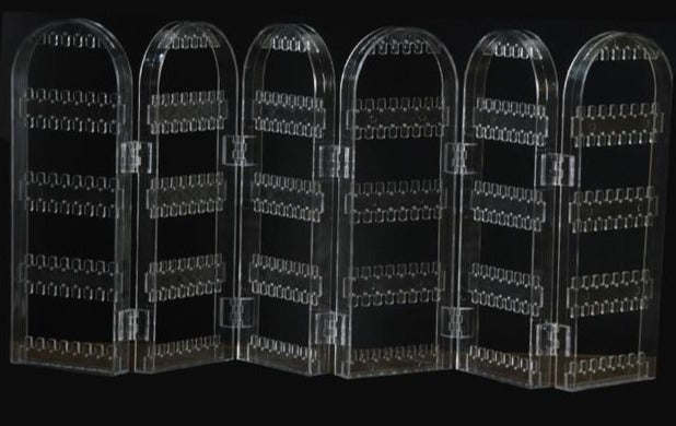 Clear Folding Earrings Display