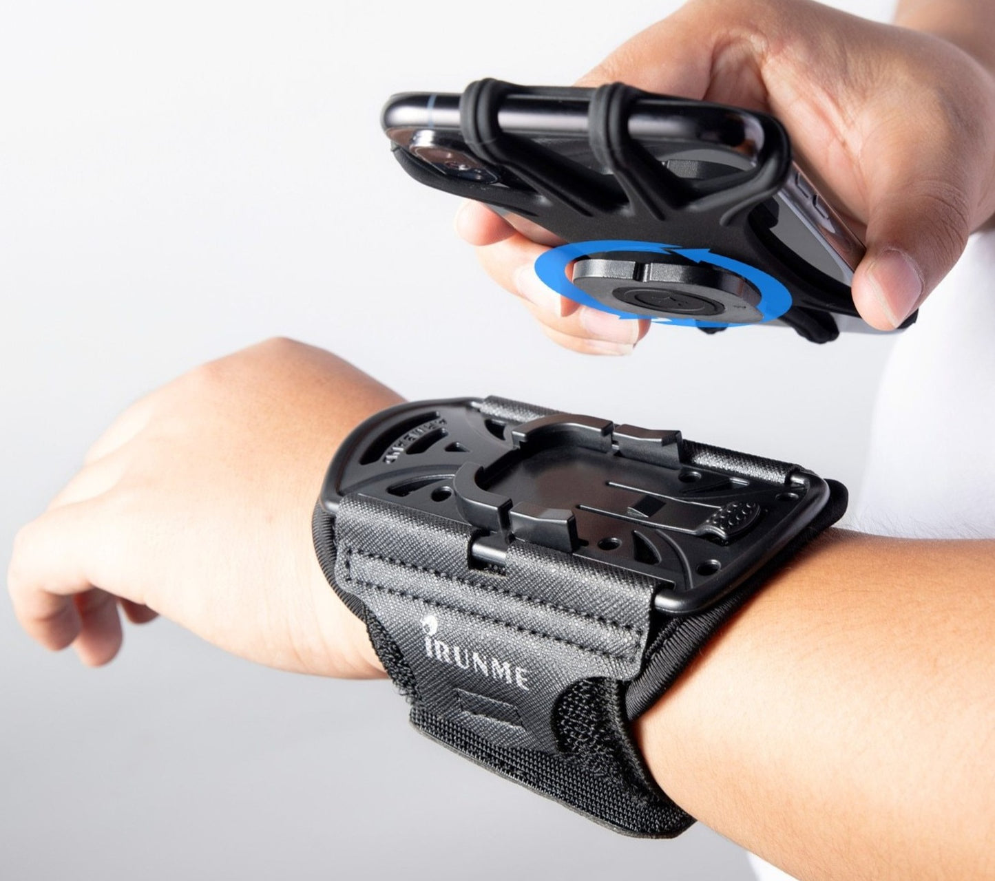 Removable Rotating Sports Phone Wristband