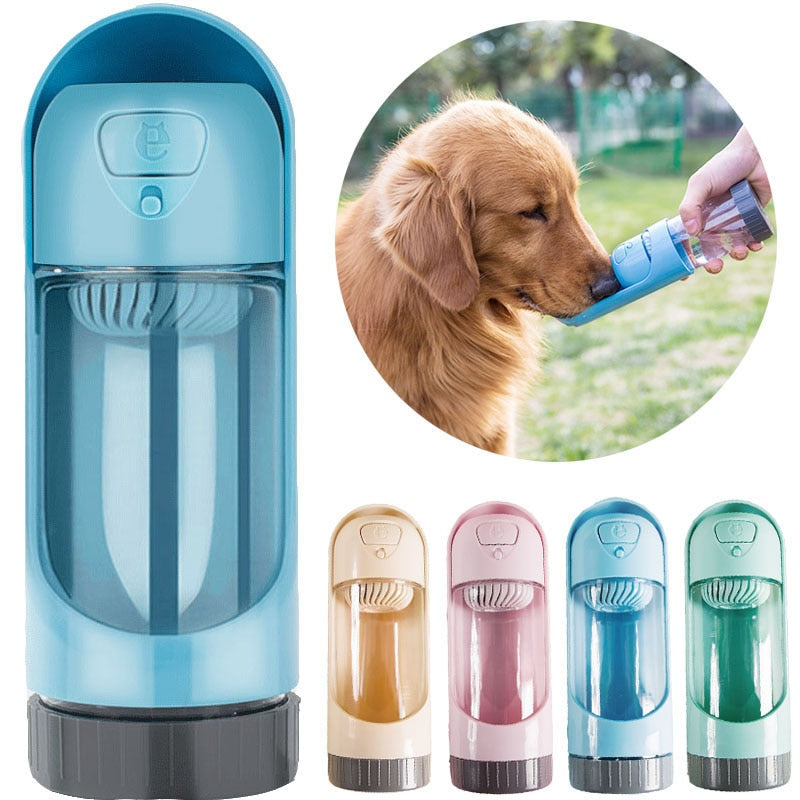 Portable Pet Dog Water Bottle Feeder