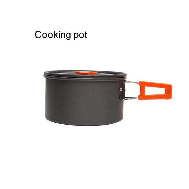 Camping Hiking Cookware Outdoor Kit