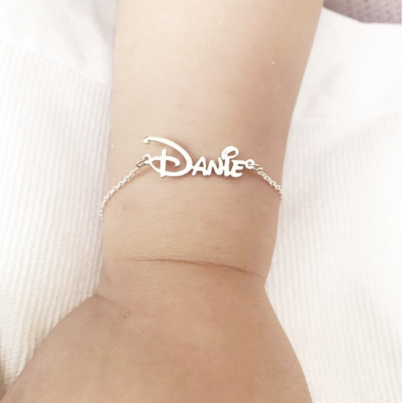Lovely Personalized Name Baby Bracelet