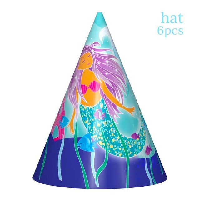 Little Mermaid Party Decor Birthday Supplies