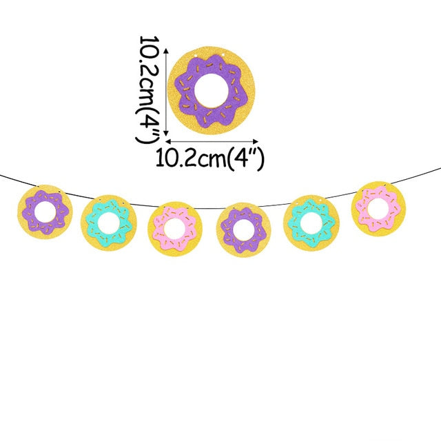 Baby Birthday Decor Donut Theme Party