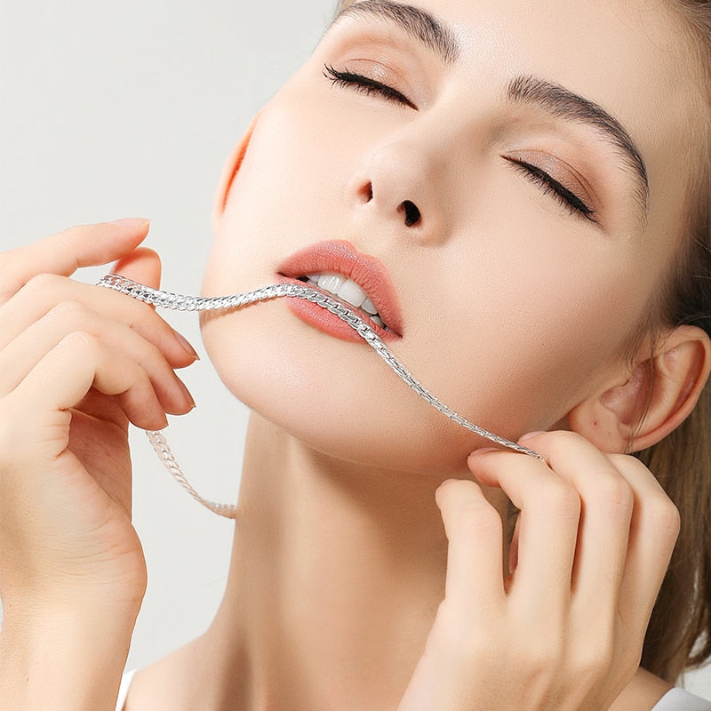 925 Sterling Silver 6mm Necklace Chain