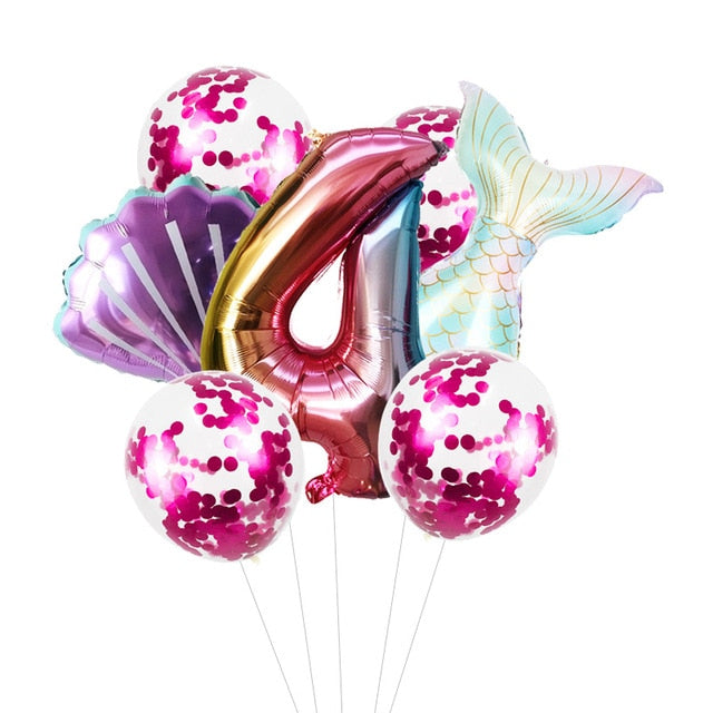 Little Mermaid Party Decor Birthday Supplies