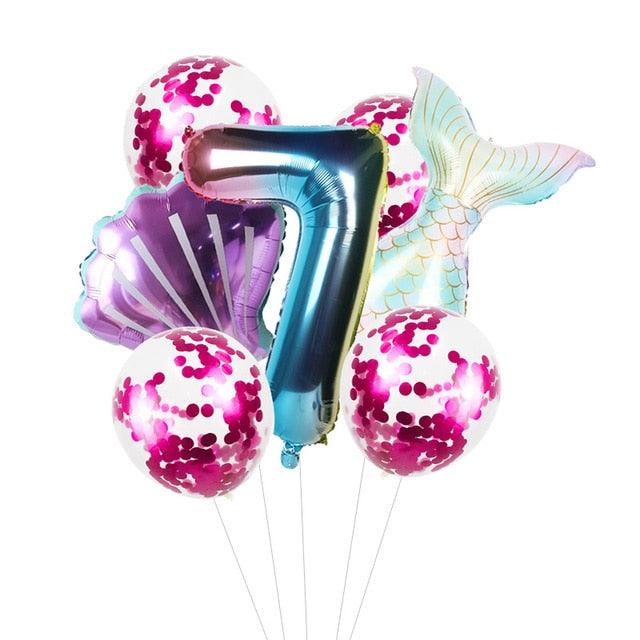 Little Mermaid Party Decor Birthday Supplies