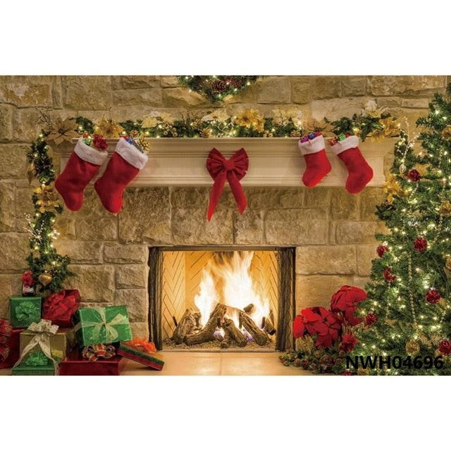 Christmas Backdrop Winter Photography Background