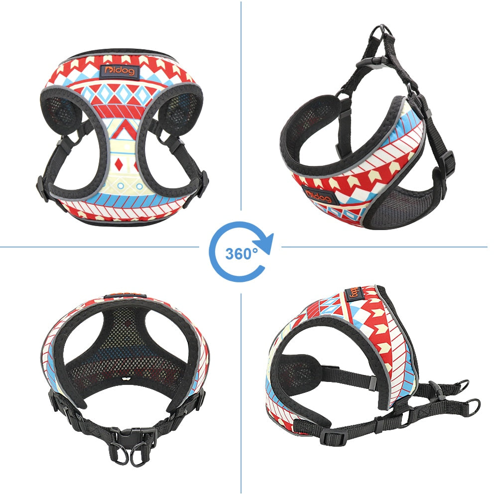 Watermelon Reflective Dog Vest Harness