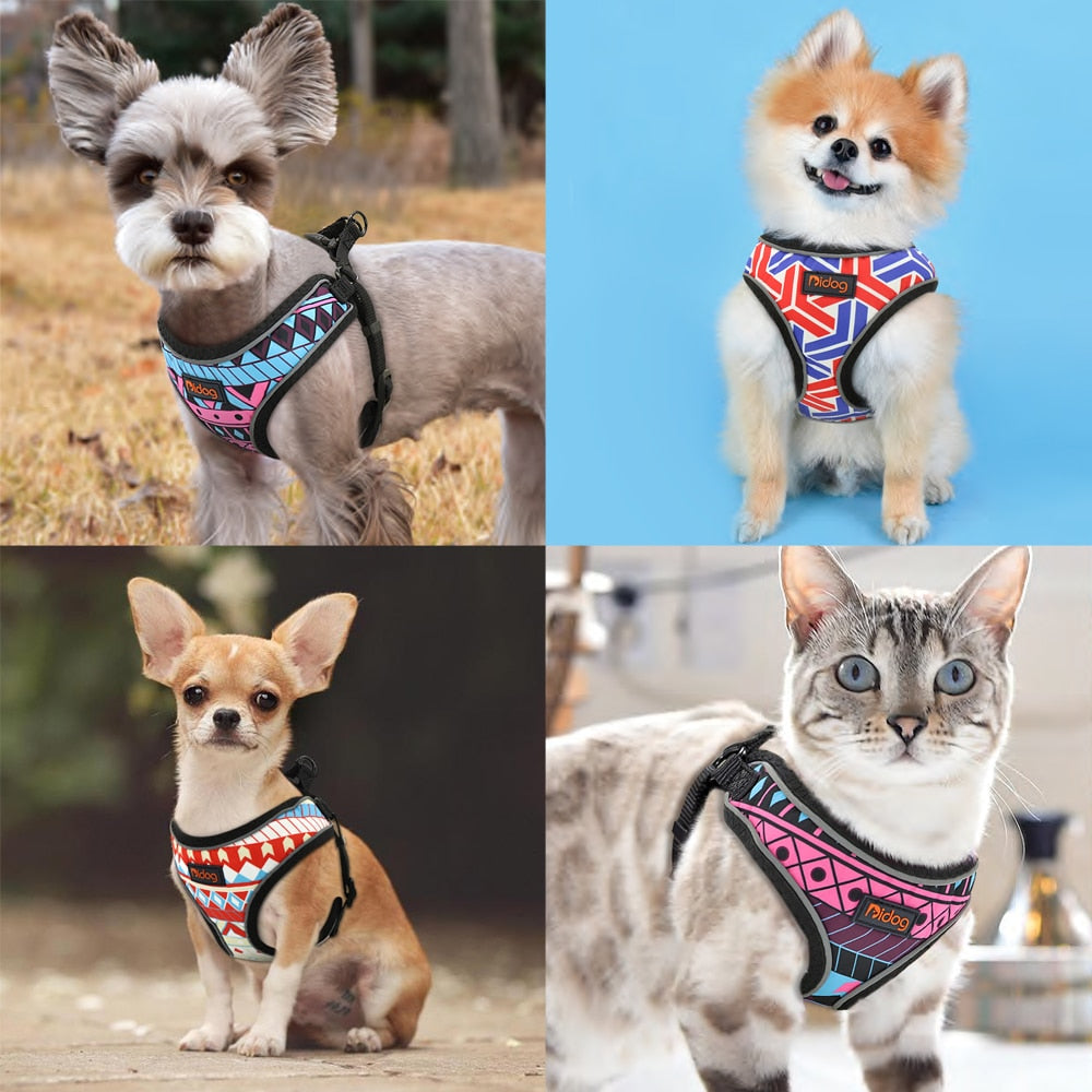 Watermelon Reflective Dog Vest Harness