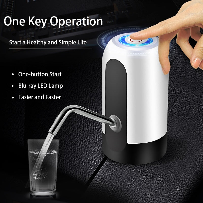 USB Automatic Electric Water Bottle Pump Dispenser
