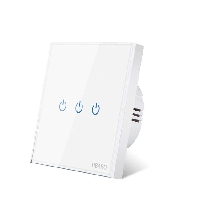 LED Wall Light Tempered Crystal Glass Touch Switch